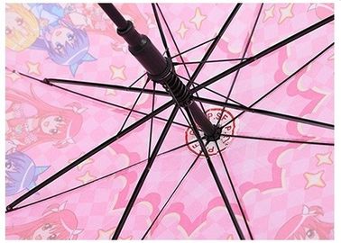 السيارات الفتيات الاطفال مظلة رمادية معدنية 8MM طوله 70CM مع كوب من البلاستيك